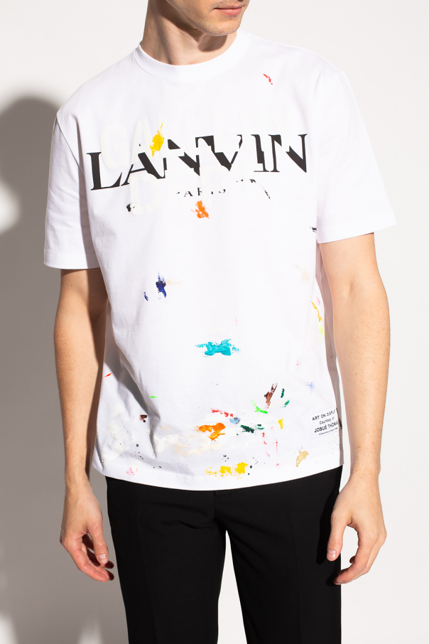 LANVIN ✖️ GALLERY DEPT Tシャツ 黒 Lサイズ